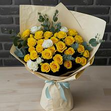 Букет цветов из:  Розы в Подлесном