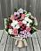 Букет цветов из: Альстромерии, Гвоздики, Розы и Хризантемы в Подлесном