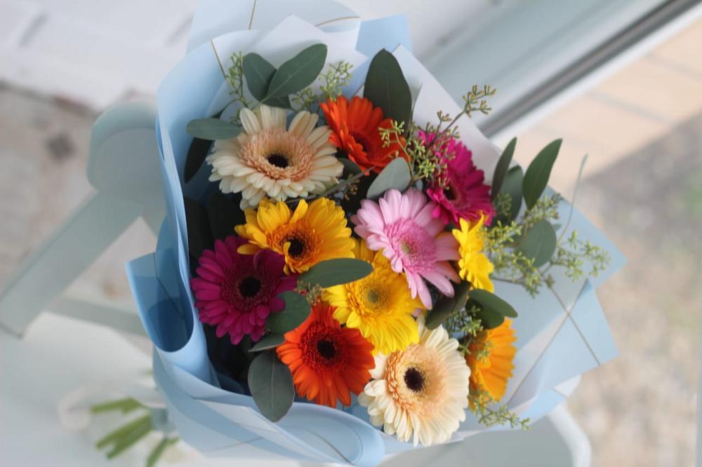 Букет цветов из: Герберы в Подлесном