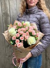 Букет цветов из:  Розы в Подлесном
