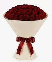 Букет 101 Бордовая роза Блэк Бакарра в Подлесном