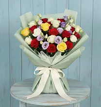 Букет цветов из:  Розы в Подлесном