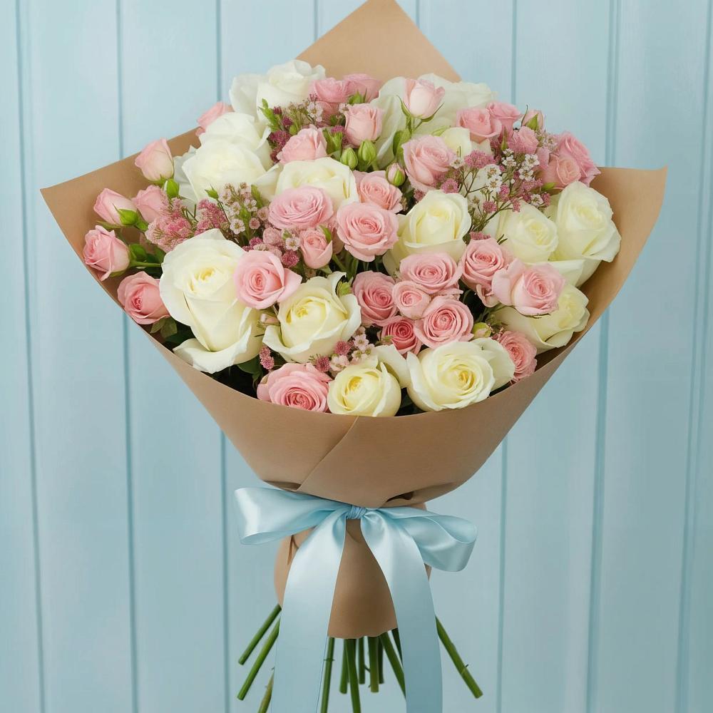 Букет цветов из: Розы в Подлесном