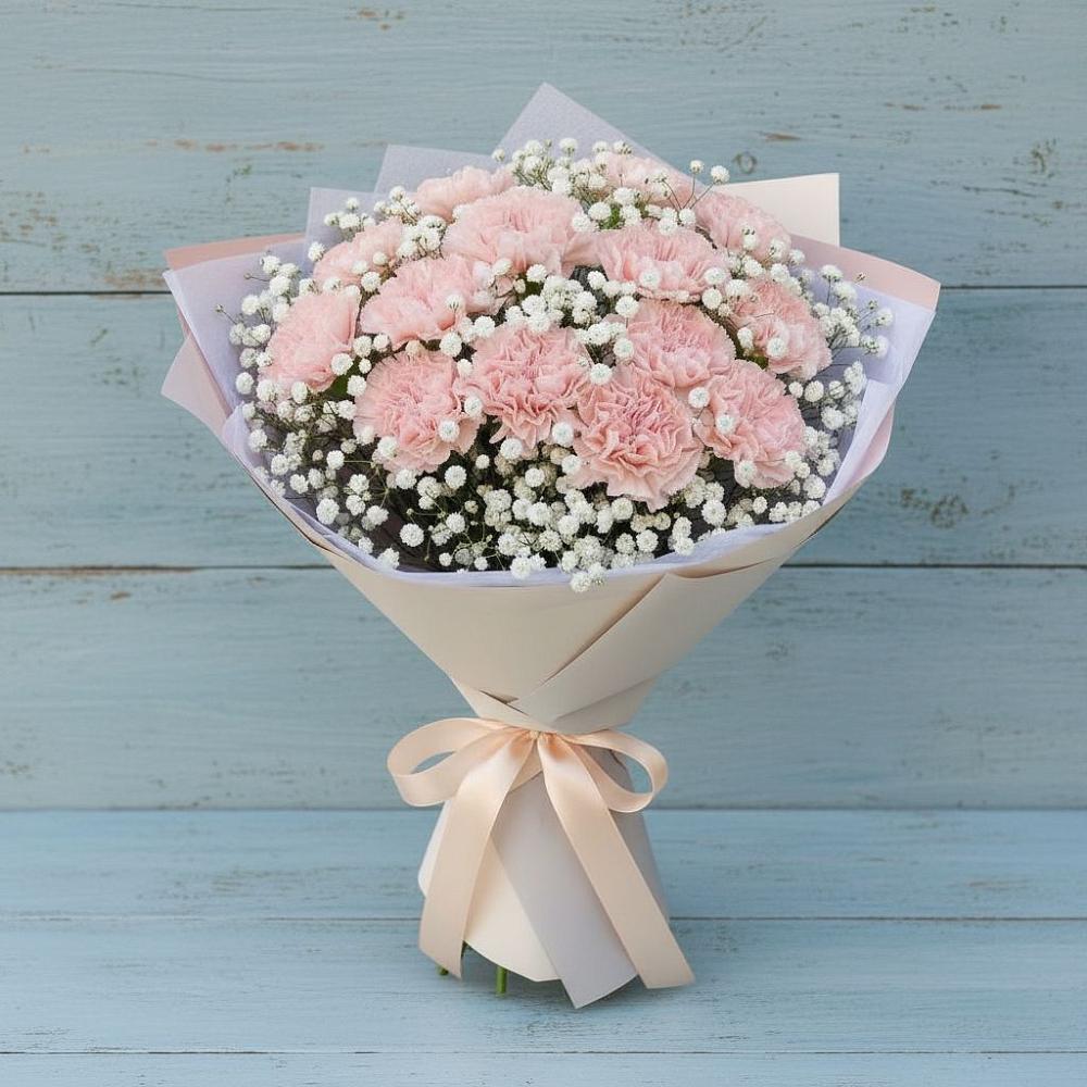 Букет цветов из: Гвоздики в Подлесном