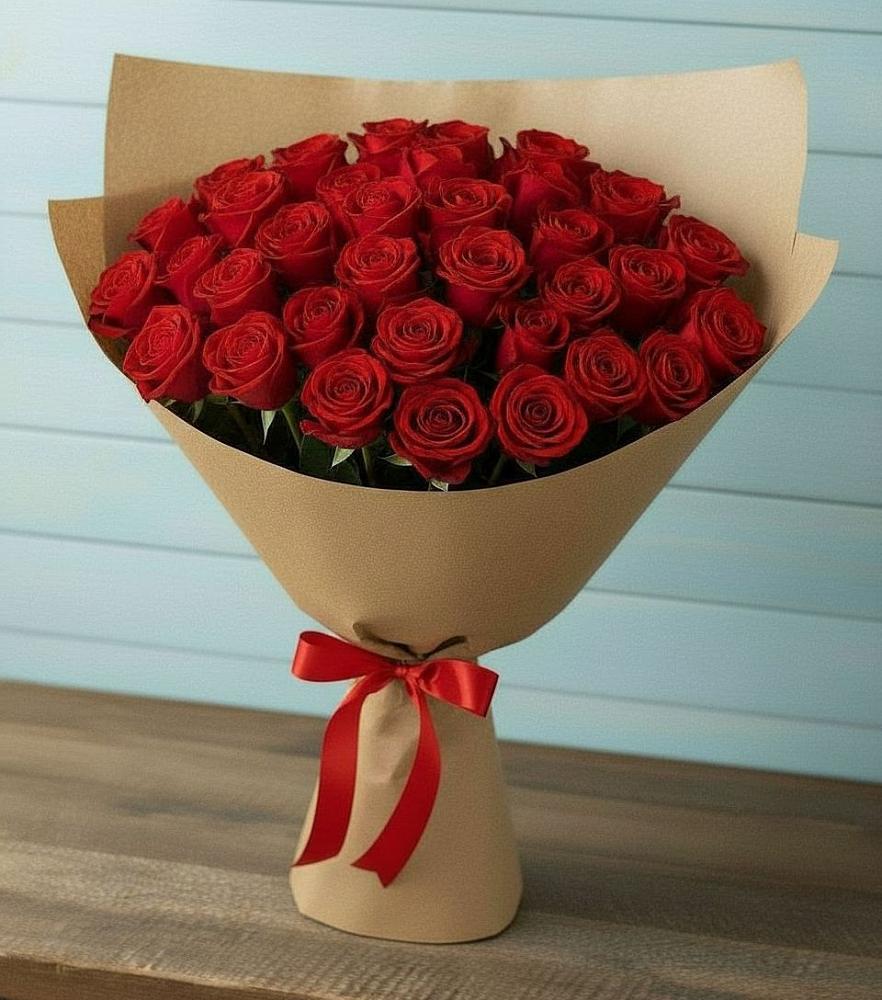 Букет Красные розы Милано в Подлесном