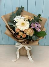 Букет цветов из:  Герберы и Хризантемы в Подлесном