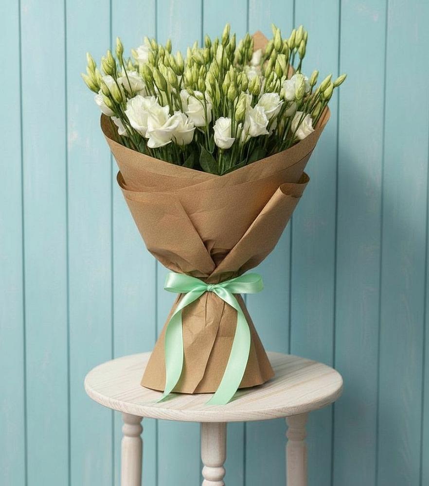 Букет цветов из: Лизиантусы в Подлесном