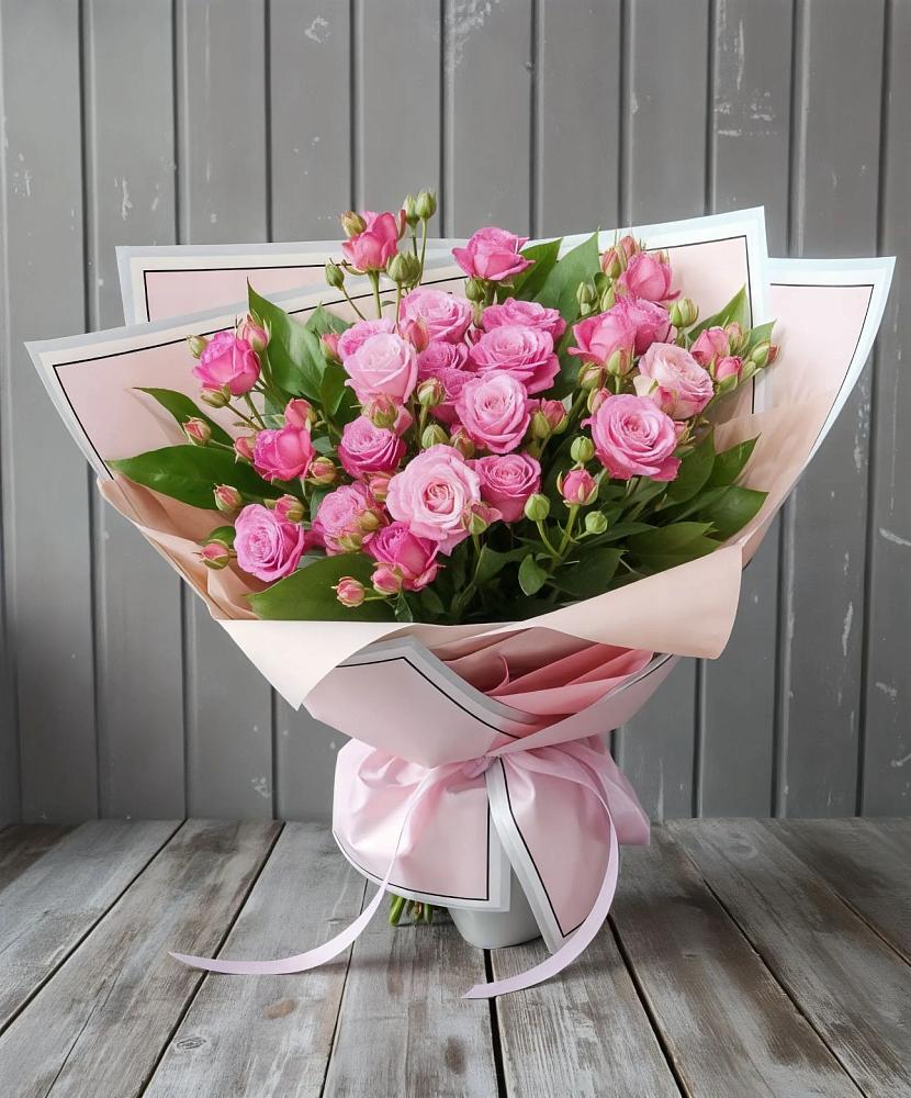 Букет Розовый кустик в Подлесном