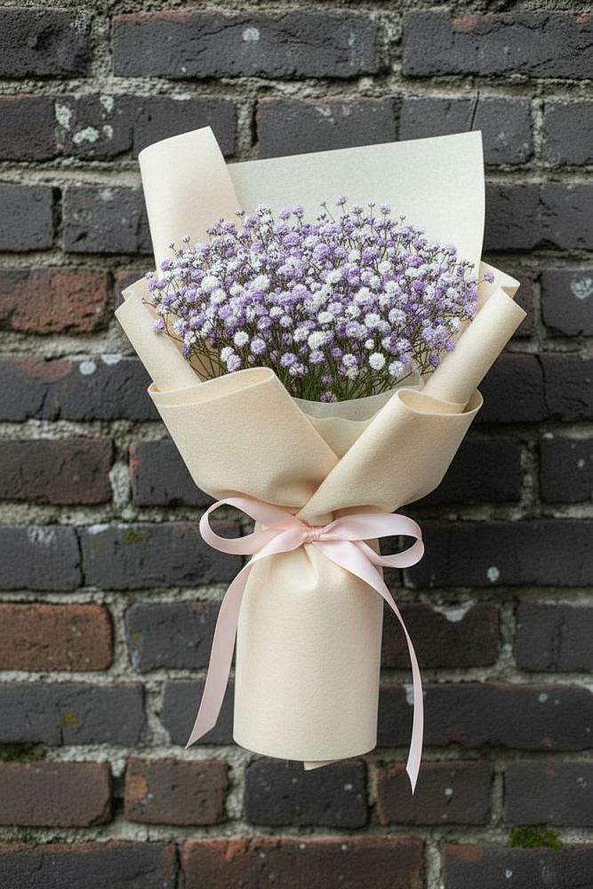 Букет цветов из: Гипсофила в Подлесном