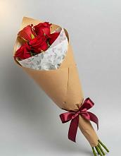 Букет цветов из:  Розы в Подлесном