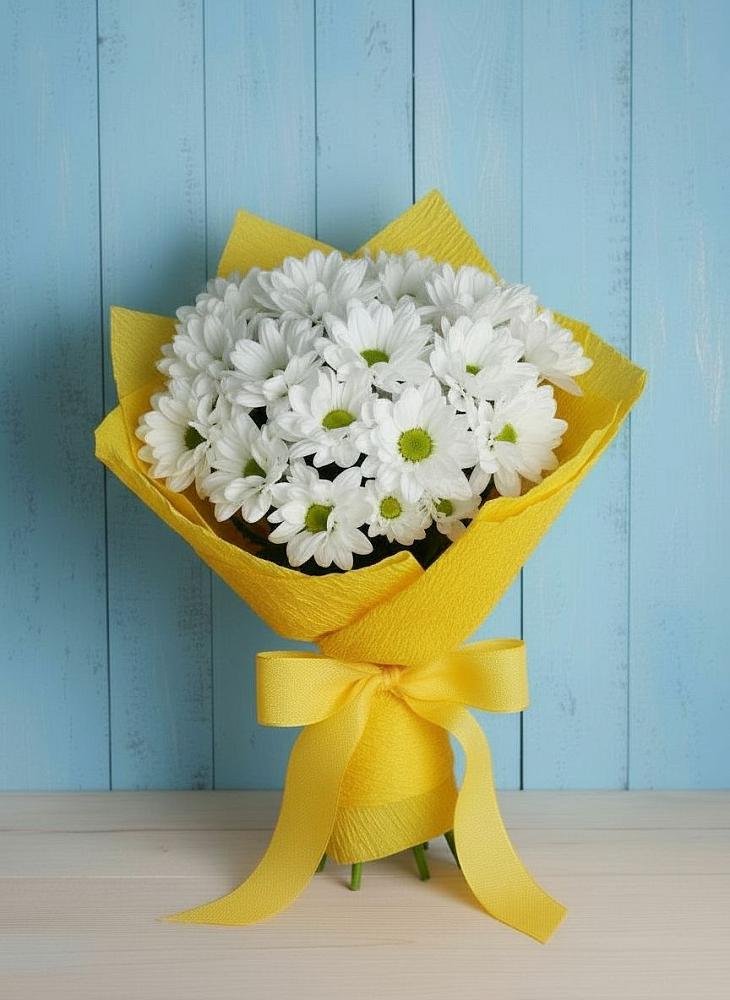 Букет цветов из: Хризантемы в Подлесном