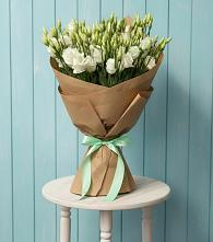 Букет цветов из:  Лизиантусы в Подлесном