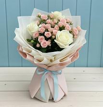 Букет цветов из:  Розы в Подлесном