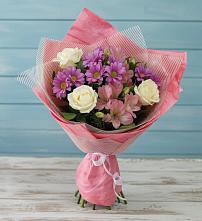 Букет цветов из:  Герберы в Подлесном