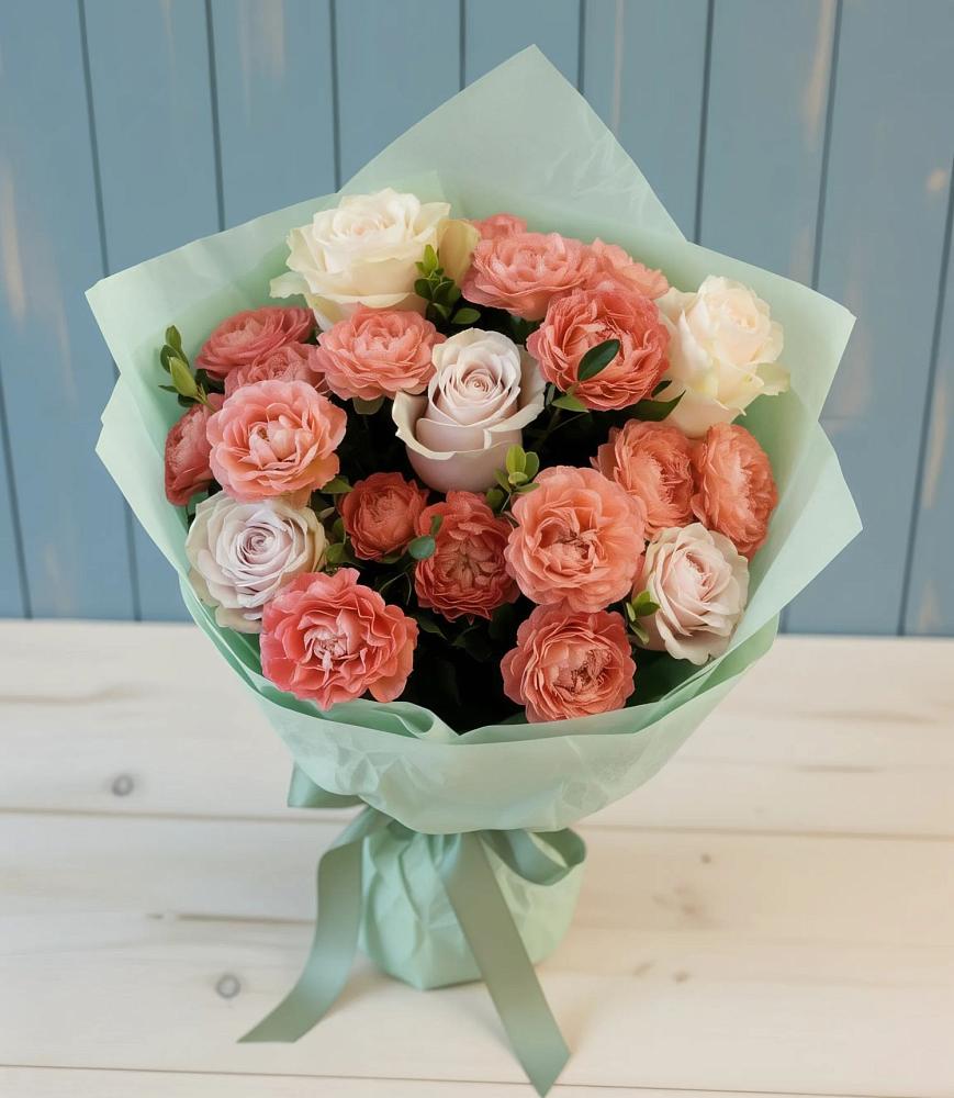 Букет цветов из: Розы в Подлесном