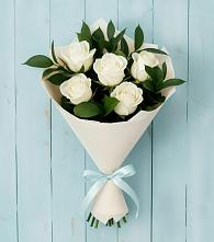 Букет цветов из:  Розы в Подлесном