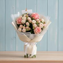 Букет цветов из:  Розы в Подлесном