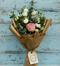 Букет цветов из:  Розы и Лизиантусы #REPLACE_PRED# Подлесном